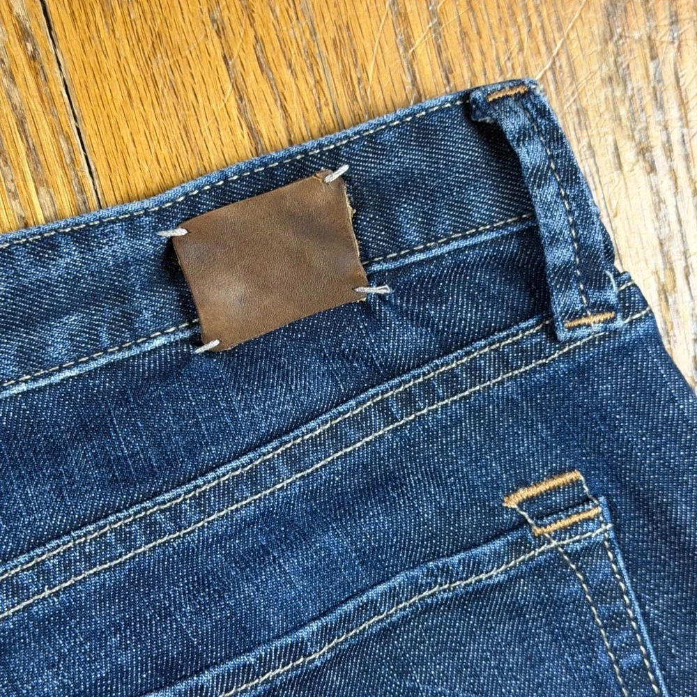 Banana Republic Mens Dark Straight Blue Jeans 32 Classic Denim Pants Y2K